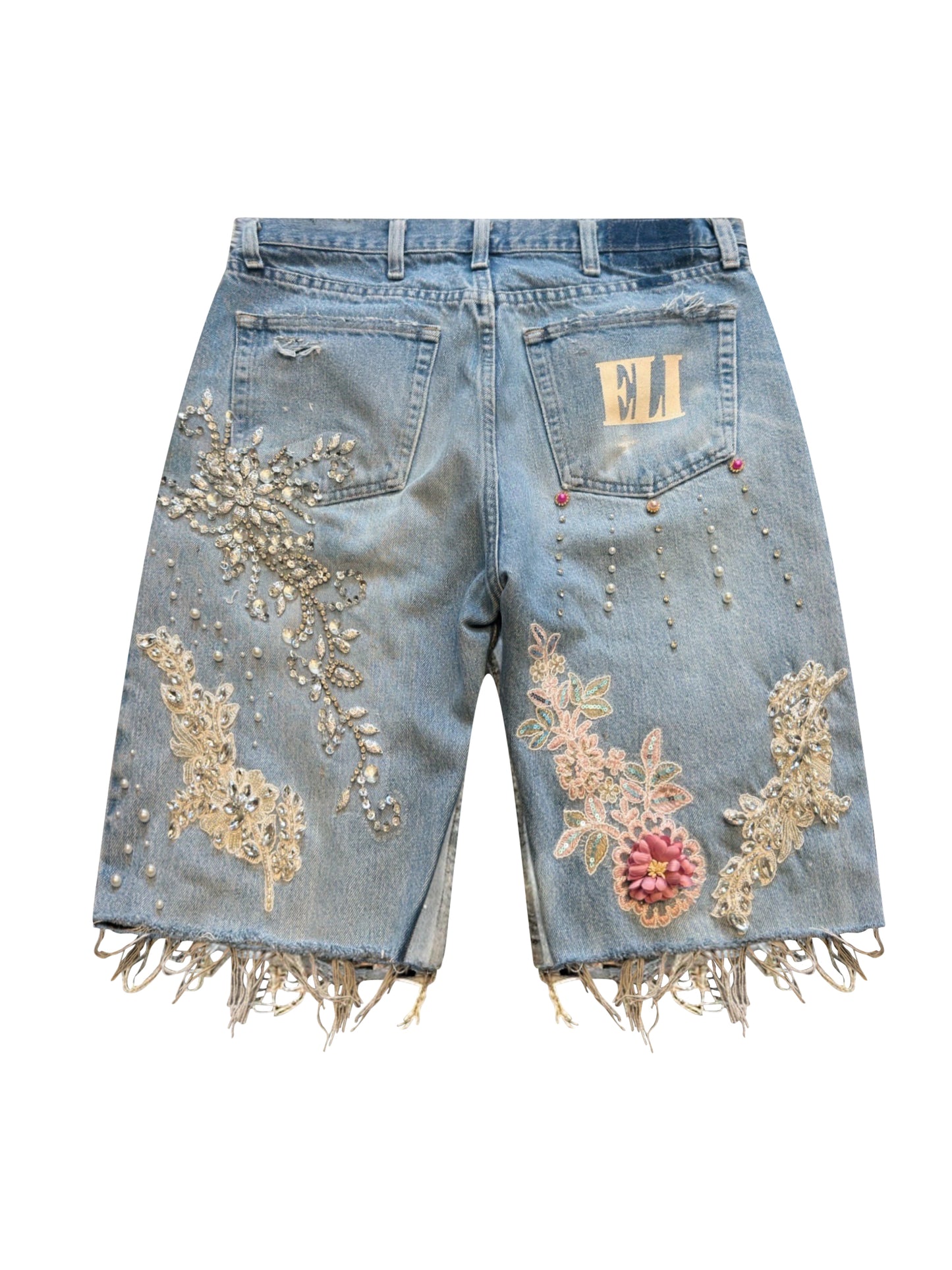 Stone Floral Shorts