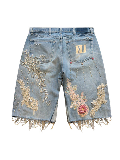 Stone Floral Shorts